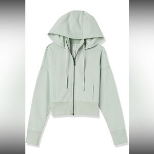 Core 10 Women's Super Soft Fleece Cropped Length Zip-Up Hoodie Sweatshirt